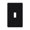 Black, variant on Lutron Fg-1 Fassada Single-Gang Wall Plate - White