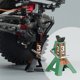 thumbnail image 2 of Ounissouiy Soporte de gato de simulación de Metal 1:10, camión sobre orugas, soporte de elevación de vehículos de escalada, piezas de Kits de construcción modelo Verde, 2 of 6