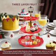 thumbnail image 3 of 3 Tier Display Stand | Dessert Holder Stand | Food Display Stand | Tiered Cake, 3 of 5