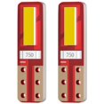 thumbnail image 2 of 10 lámparas LED para instrumentos de automóvil T5 7020 2Smd, luz indicadora de consola central, LED central, odómetro, 2 of 5