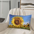 thumbnail image 5 of Daiia Sky Golden Sunflower Field A Bedding Waterproof Pillow Protector Zippered Queen – Bed Bug Proof Pillow Encasement-14"x20", 5 of 6