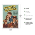 thumbnail image 2 of Private Scandal - Starring Zasu Pitts Phillips Holmes - Vintage Film Movie Poster c.1934 - Master Art Print (Unframed) 13in x 19in, 2 of 4