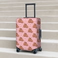 thumbnail image 6 of Pofeuu Heart Capybara Print Luggage Suitcase Cover Protector Luggage Washable Covers Aesthetic for 18/24/28/32 inch Luggage（No luggage included）-Small, 6 of 7
