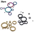 thumbnail image 2 of MYG 28pcs Fishing Rod Repair Kit Ring Rod Eye Replacement Kit Ceramic Guide Ring Rod, 2 of 6