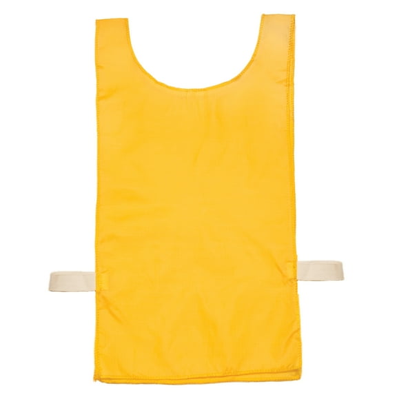 Champion Sports Heavyweight Nylon Pinnie, Pack of 12, Yellow, Adult