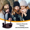 thumbnail image 5 of Yarn Rack Spinner Wooden Yarn Holder Rotating Yarn Ball Dispenser Stand for Crocheting Knitting Yarn Organizer Spinner for Knitting Lovers Grandma Mom, 5 of 8