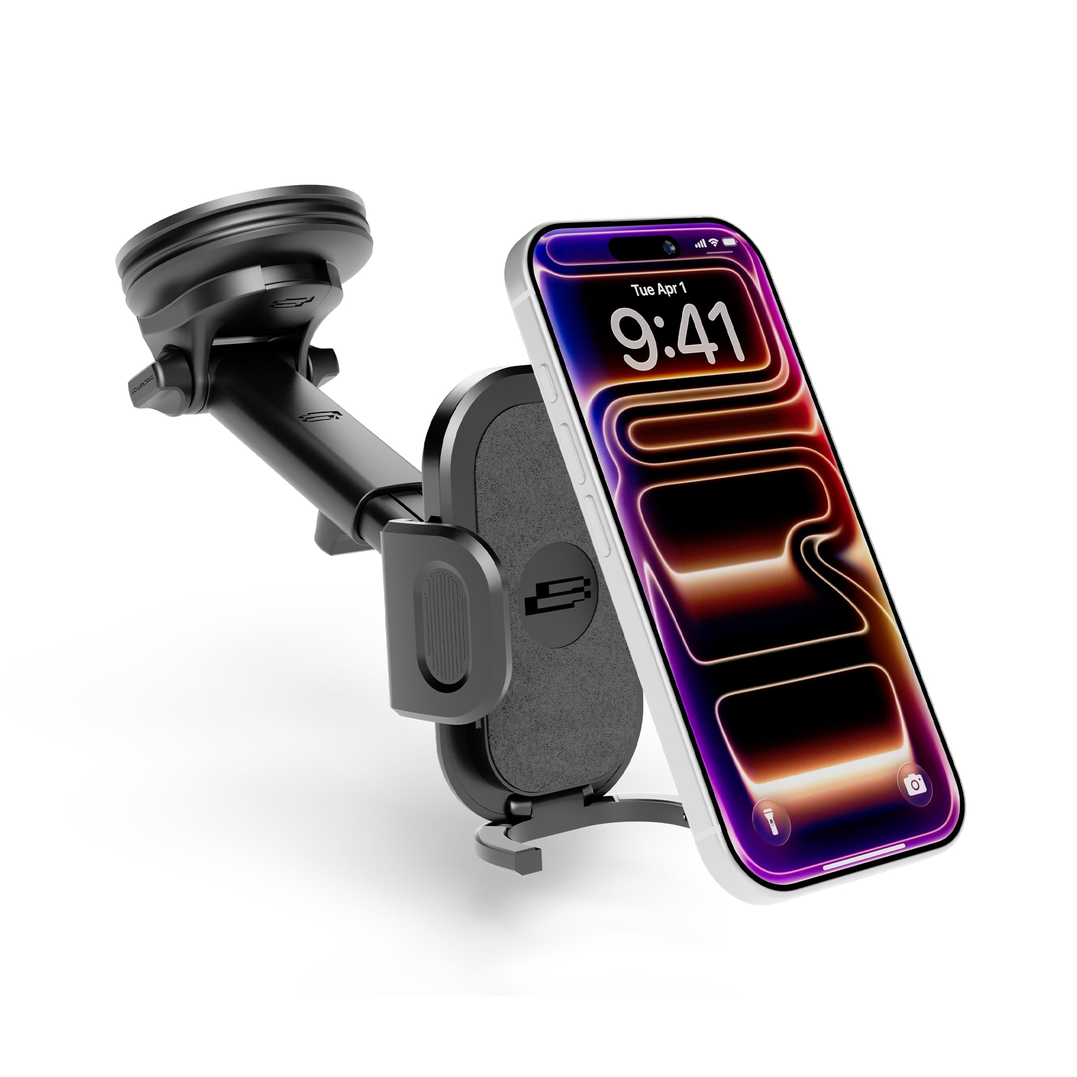 Bracketron TripGrip 2.0 Car Phone Mount, Dashboard and Windshield Holder with Adjustable Arm & 360° Rotation