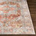 thumbnail image 6 of Mark&Day Washable Rugs, 5x7 Oak Forest Traditional Burnt Orange Area Rug, Orange Beige Carpet for Living Room, Bedroom or Kitchen (5'3" x 7', Machine Washable), 6 of 9