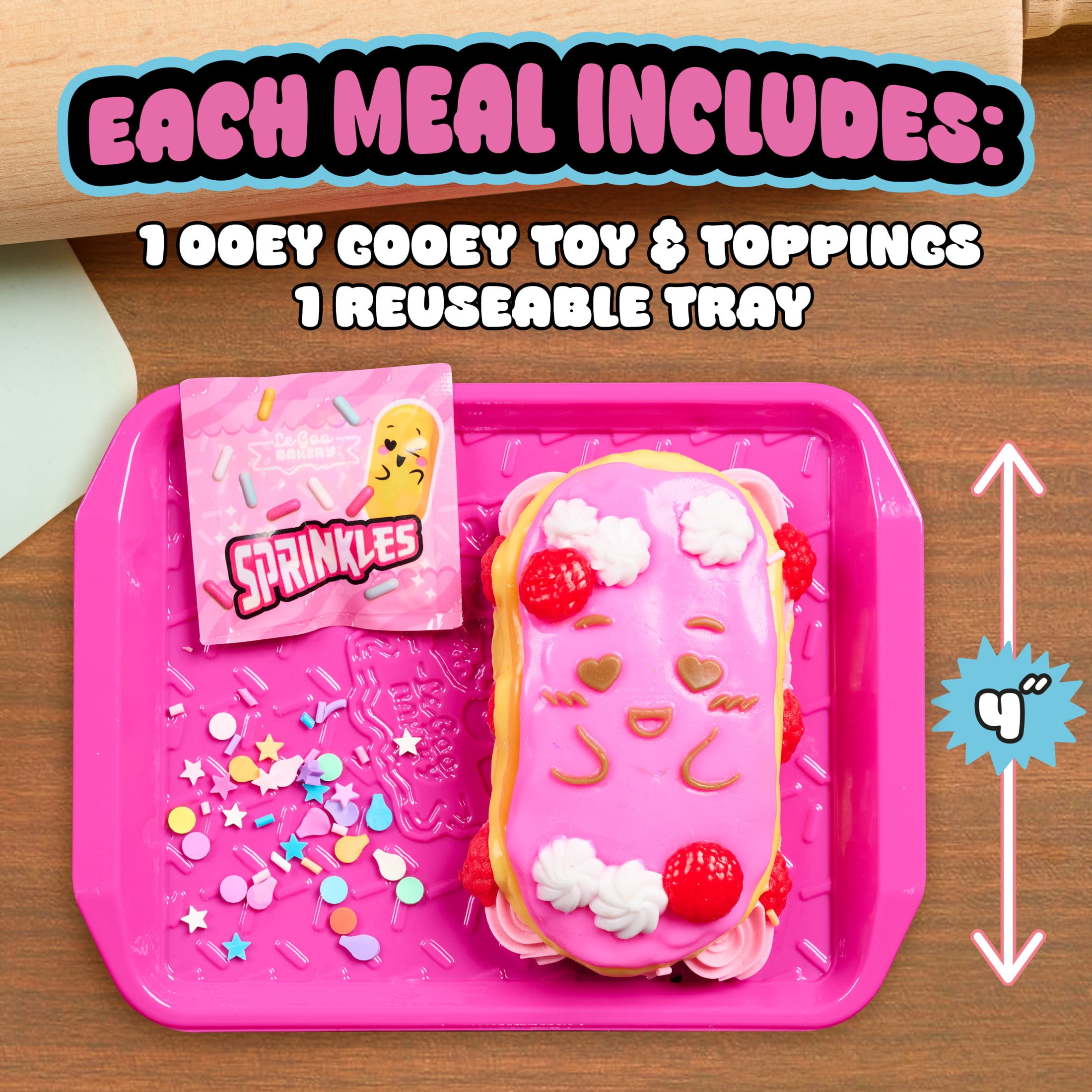 Ooey Gooey Le Goo Bakery Assortment with Toppings and Kids Toys for Ages 3 and Up