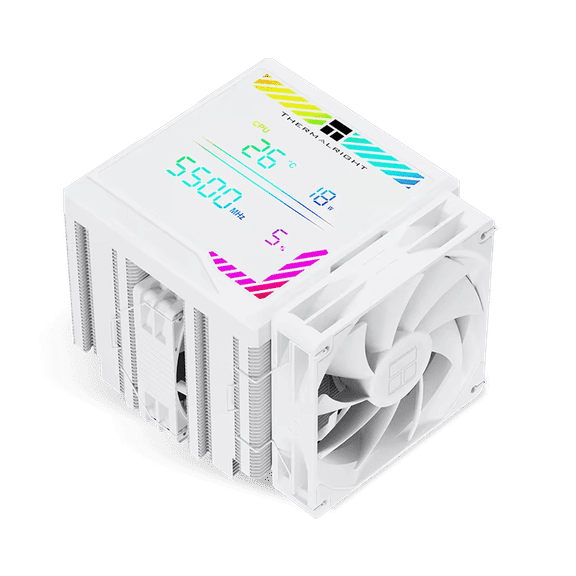 Thermalright Peerless Assassin 140 Digital WHITE CPU Air Cooler,Air Cooler Radiator,Fit AMD:AM5IAM4 INTEL:LGA:1851/1700/115X/1200/2011  SQUARE/2066