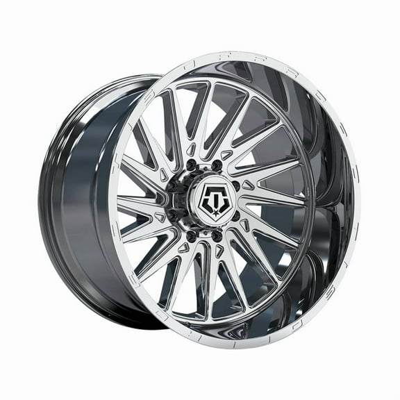 1 TIS 22x10 6X135  10 547C Chrome Plated with Lip Logo Wheel Rim