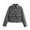 Grey, variant on UJNDER Jacket for Women Fashion Multicolor Wool Blend Pocket Zipper Stylish Casual Outerwear Coat Long Sleeve WH1 L