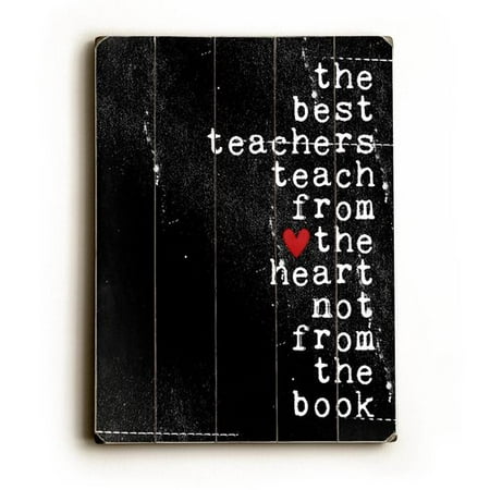 Artehouse LLC The Best Teachers by Cheryl Overton Textual Art (Best Esl Sites For Teachers)