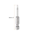thumbnail image 2 of Unique Bargains H2 Magnetic Hex Screwdriver Bit 1/4' Hex Shank 2' Length Screw Driver, 5 Pack, 2 of 5