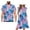 Coconut Tree, variant on Uorisanigo Palm Leaf Couple Matching Outfit Husban and Wife Clothing Comfortable Men's Short Sleeve Shirt Beach Tops and Women's V-neck Dress A-Line Party Dresses Size 2XS