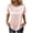 Light pink #033, variant on Women's Satin Tops Short Sleeve Silk Blouses Loose Crewneck Shirts Summer Casual Tunics Elegant Dressy Work T Shirts Light pink L
