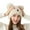 N01-Beige, variant on Cute Fuzzy Bear Ears Beanie Hat For Women Winter Warm Knitted Hat Skull Cap With Pom Pom For Cold Weather Work Caps