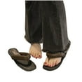 thumbnail image 4 of Anuirheih Slip on Sandals Women,Women's Foot Clip Mules Casual Shoes Beach Wear Comfortable Sandals Flat Slippers(Black), 4 of 4