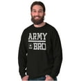 thumbnail image 3 of US Army Bro Military Star Logo Men's Long Sleeve Tee T Shirt Brisco Brands M, 3 of 6