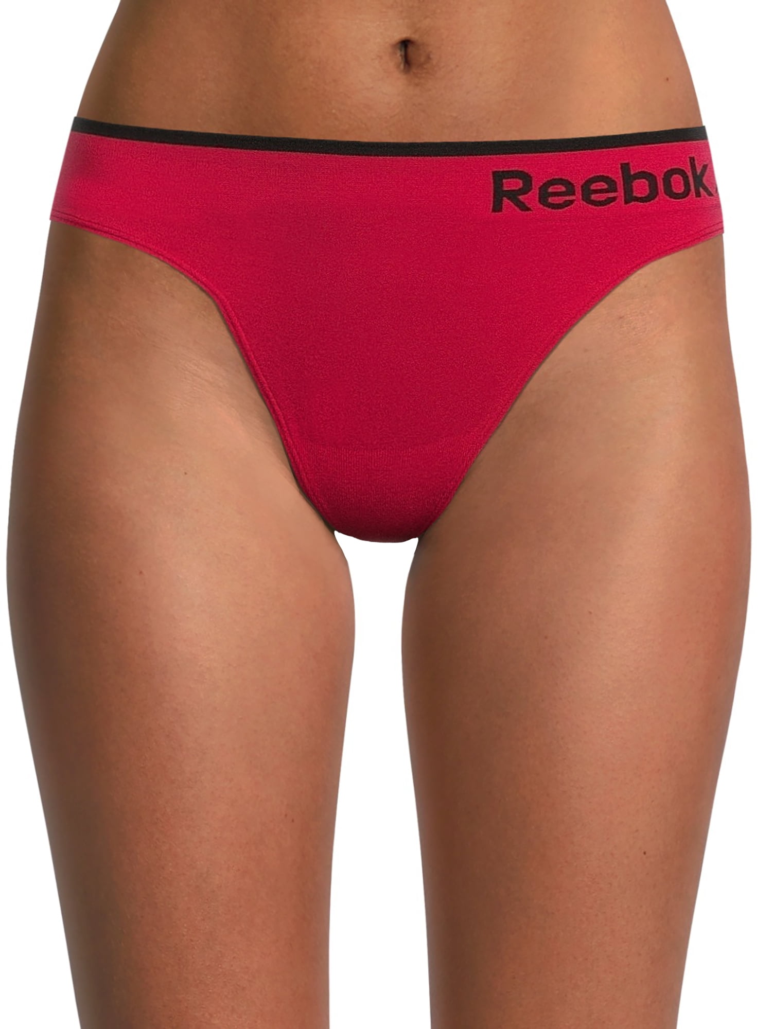 Reebok Women's Underwear Seamless Thong Panties, 6-Pack, Sizes XS-3XL