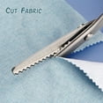 thumbnail image 6 of Tutuviw 9.13 Inch Pinking Shears for Fabric Cutting Decorative Edge Dressmaking Sewing Craft Scissors Professional Handheld Dressmaking for Chip Bags Crafting Wig Scissors, 6 of 7