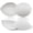 White, variant on Nimiah Waterproof Bra Pads Inserts Breast Enhancers, 2 Pairs Push Up Inserts Swimsuit Pads Fits AB, C, D Cup, Black