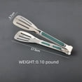 thumbnail image 6 of 3 Stainless Steel Kitchen Tongs Food Serving Grill Multi Purpose Cooking Tongs, 6 of 6