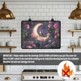 thumbnail image 4 of Renewold Stove Top Cover Protector Glass Stove Guard Anti-slip Scratch Resistant Cooktop Protector Range Cover Extra Counter Space Kitchen Decor, 29'' x 21'', Hummingbird Rose Moon, 4 of 7