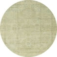 thumbnail image 1 of Ahgly Company Indoor Round Abstract Dark Khaki Green Abstract Area Rugs, 5' Round, 1 of 6