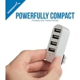thumbnail image 6 of Sabrent Premium Mini 4-Port Aluminum USB 2.0 Rotating Hub (HB-UMMC), 6 of 6