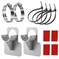 thumbnail image 2 of 2pcs Swimming Pool Pipe Holder Tool Kit Hose Holder Fitting Fit, 2 of 9