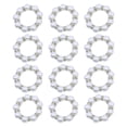 thumbnail image 2 of Yesbay 12Pcs Imitation Pearl Napkin Rings Set Napkin Holder Festive Celebration Table Decor, 2 of 8