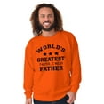 thumbnail image 3 of Worlds Greatest Farter Father Funny Men's Crewneck Sweatshirt Brisco Brands S, 3 of 5