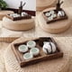 thumbnail image 5 of Nvzi Cojín de paja tejida redondo tipo puf, tatami, para silla, cojín para asiento de yoga, tapete de punto para suelo, decoración para jardín, comedor, hogar y exterior (40 cm x 6 cm), 5 of 5