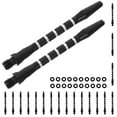 thumbnail image 6 of MLINS 20PCS Standard 2BA Screw Thread Shafts Aluminium Alloy Accessories Metal Stems Alloy Pole Rod with 20PCS Rings (Black), 6 of 8