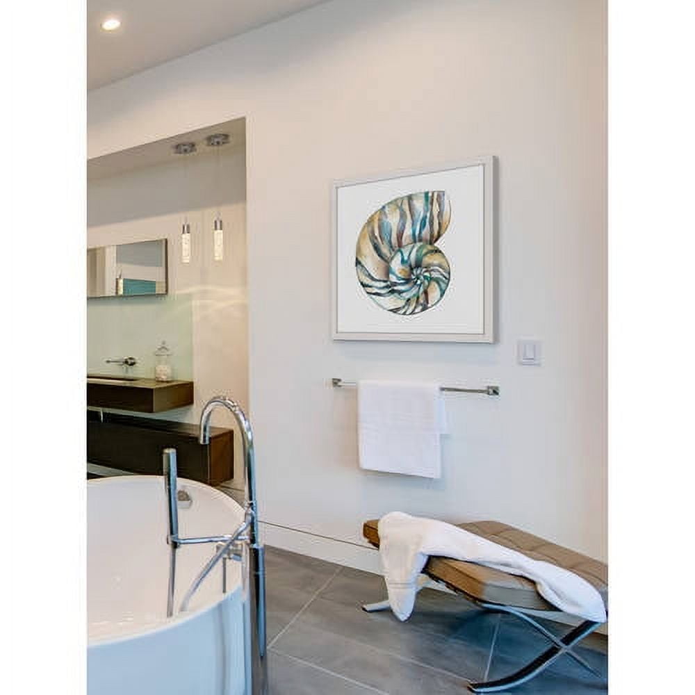 "Aquarelle Shells II" Framed Painting Print