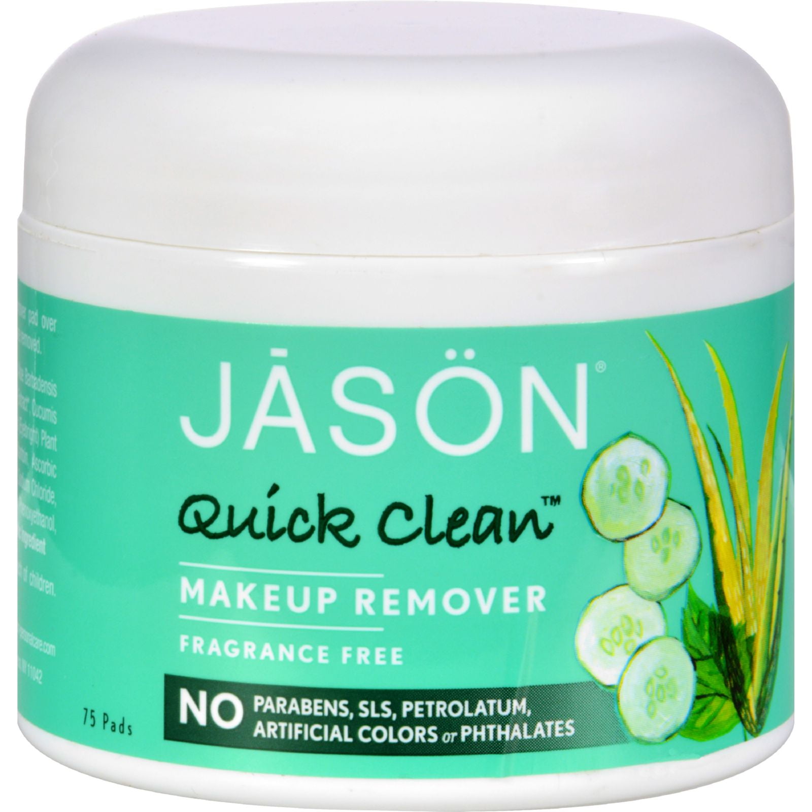 Jason Quick Clean Makeup Remover Fragrance Free 75 Pads Walmart