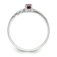 thumbnail image 2 of Primal Gold 10 Karat White Gold Geniune Ruby Birthstone Ring, 2 of 7