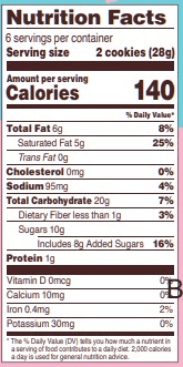 Feastables MrBeast Chocolate Chip Cookies, 6 oz, 12 Count