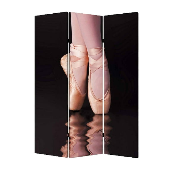 Home Decorative Ballet Screen Room Divider - 3 Panel