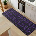 thumbnail image 5 of Purple Butterfly Pattern Kitchen Rug Mat,Kitchen Runner Rugs Non Skid Washable,Decorative Kitchen Floor Mats for Kitchen,Sink,Laundry,17"x47.2", 5 of 7