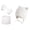 White, variant on Winter Toddler Hat Mittens Scarf Set for 2-4 Years Old Boys and Girls