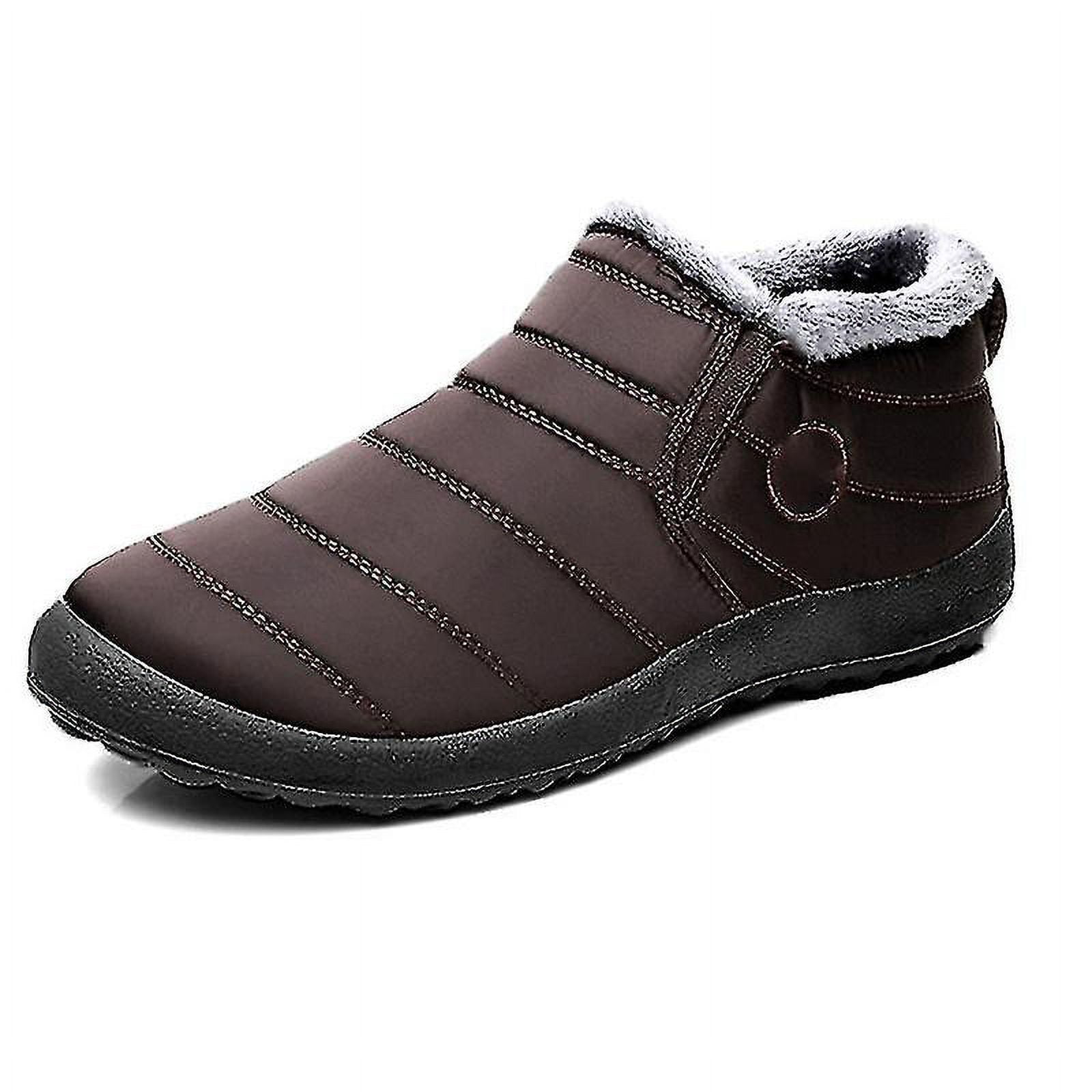 Warm Snow Boots Winter Warm Ankle Boots Fur Lining Boots Waterproof Thickening Winter Shoes For Women And Men Walmart