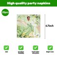 thumbnail image 7 of 61 Pcs Birthday Party Supplies, Frog Princess Tableware Set Includes  Plates,  Napkins, Forks,Tablecloth Princess and The Frog Party Decorations Birthday Party Baby Show Dinnerware, 7 of 7