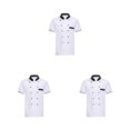 thumbnail image 1 of Uniformes de Chef Sonducket Hombres Mujeres Manga Corta Blanco XL, 1 of 6