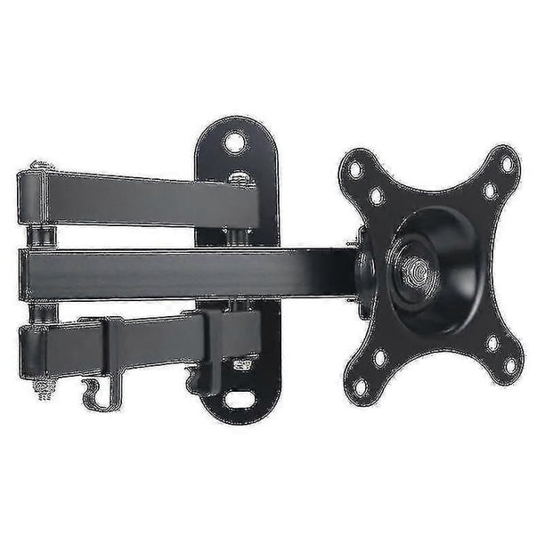 Lcd Motorhome/caravan Tv Bracket Aluminium Wall Mount Arm Anti-shake (1pcs, Black)