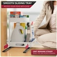 thumbnail image 2 of Sorbus 2-Tier Under Sink Organizer with Sliding Drawers, No-Drill Storage Rack (2 pack White), 2 of 8