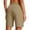 Khaki, variant on Twczz Womens Athletic Shorts with Zipper Pockets- Drawstring Baggy Lightweight Elastic Waist Quick Dry Workout Gym Shorts Army Green Size XL