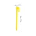thumbnail image 2 of WEAVILUX 50Pcs Yellow Heavy Duty Garden Stakes for Fixing Tents Tarps and Outdoor Use, 2 of 8
