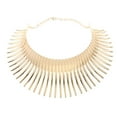 thumbnail image 1 of Collier à Pompons Accessoires Collier Ras du Cou Mode Cristal pour Noël, Doré, 42cm, 1 of 8